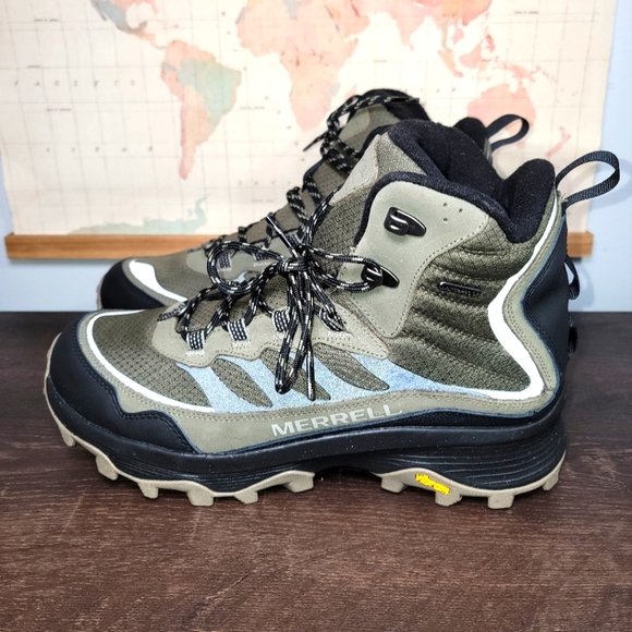 Merrell Other - BRAND NEW Men’s Merrell Moab Speed Thermo Mid Olive Hiking Mens Size 11.5